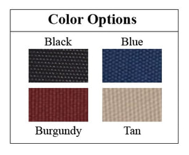 BlueWater pontoon tops color options